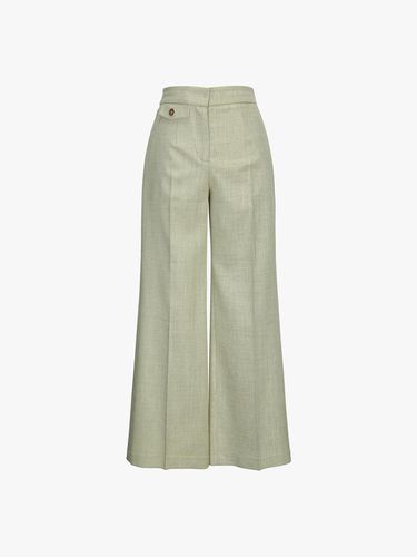 Flap Pocket Linen Pants ITN4WPT17A - itMICHAA - Modalova