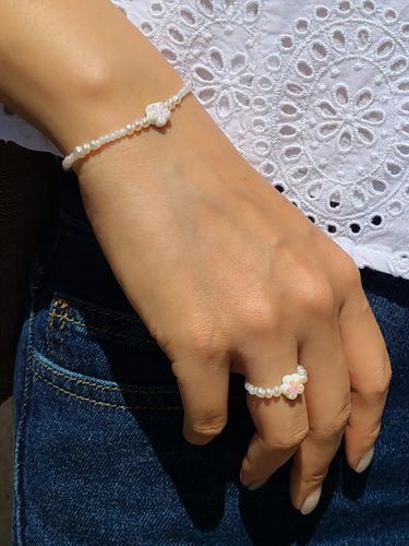 Fleur Blanche Ring, Bracelet Set - L’OMBRILLANT - Modalova