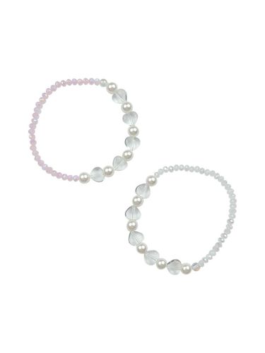 Heart Pearl Bracelet (2 COL) - L’OMBRILLANT - Modalova