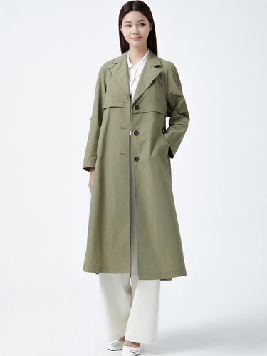 Belted button Trench Coat ITN3WBY610 - itMICHAA - Modalova