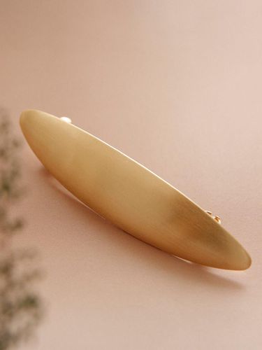 French Oval Auto Hair Pin H01189 - J.Lauren - Modalova