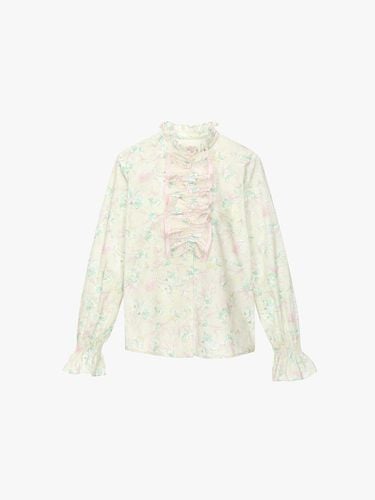 Detachable Frill Blouse (2 COLOR) - itMICHAA - Modalova