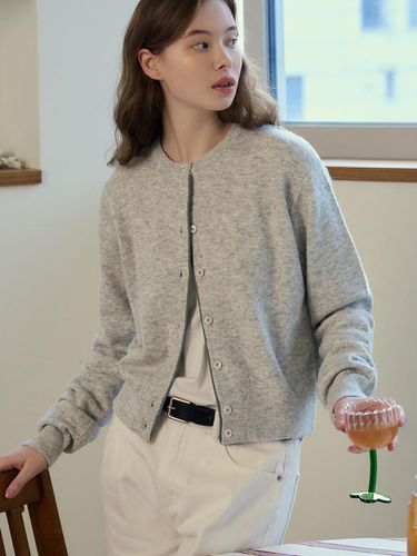 Color Line Wool Cardigan [3 COLORS] - DRAWFIT WOMEN - Modalova