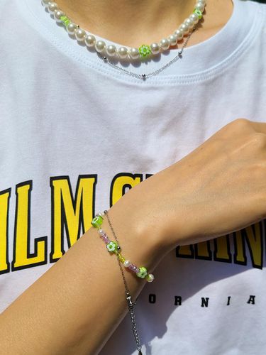 La Vie en Rose Bracelet Set (GREEN) - L’OMBRILLANT - Modalova