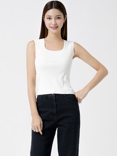 Square Neck Sleeveless Top ITN3KPO220 - itMICHAA - Modalova