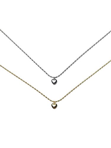 Heart Daily Necklace (2 Colors) - L’OMBRILLANT - Modalova