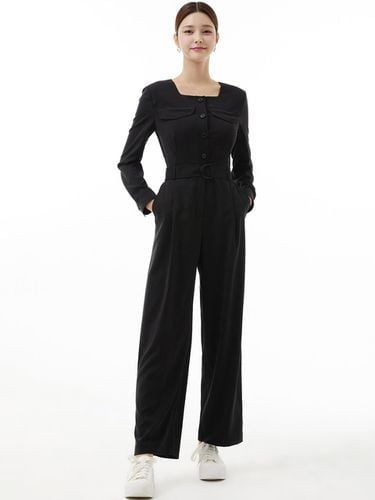 Square Neck Jumpsuit ITN3WOP740 (2 COLOR) - itMICHAA - Modalova