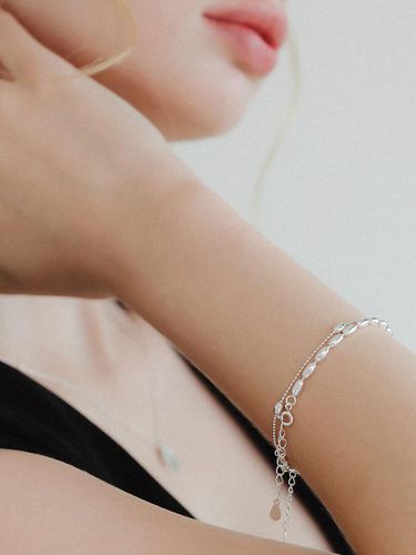 Ball Chain Simple Layered Bracelet B0996 - J.Lauren - Modalova