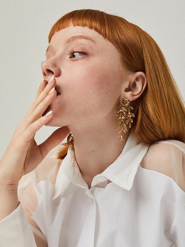 Garden Statement Earrings - FEVERISH - Modalova