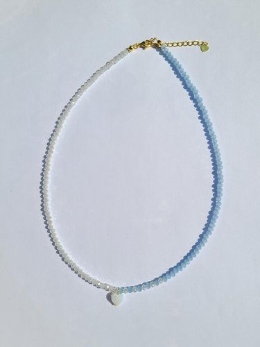 Petite Coeur Necklace (Blue) - L’OMBRILLANT - Modalova