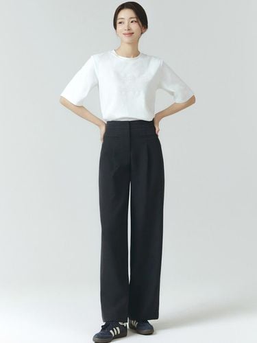 High Waist One-Tuck Pants ITO2YPT540 - itMICHAA - Modalova