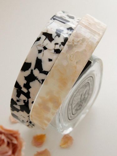 Celluloid Pattern Hair Band H01214 - J.Lauren - Modalova