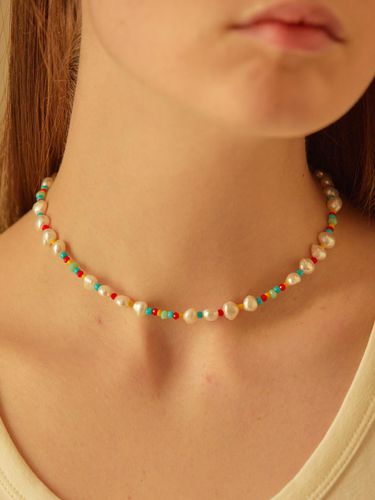 Ethnic freshwater pearl NECKLACE - L’OMBRILLANT - Modalova