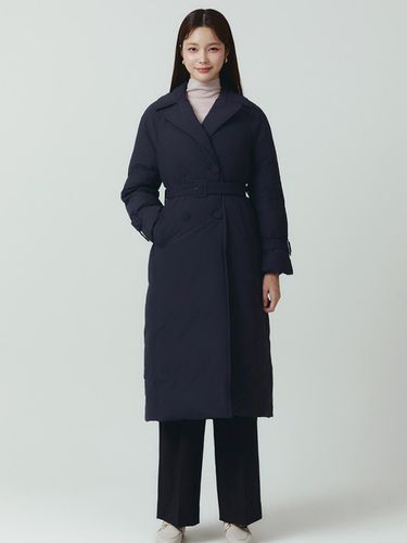 Belted Long Down Coat ITNBYPD120 - itMICHAA - Modalova