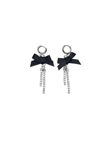 Ines Ribbon Cubic Drop Earring - L’OMBRILLANT - Modalova