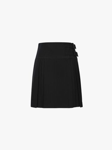 Pleats Mini Skirt ITN3WSK65A (BLACK) - itMICHAA - Modalova