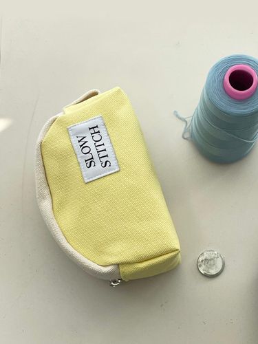 Slowstitch Pouch (yellow) - slowstitch - Modalova