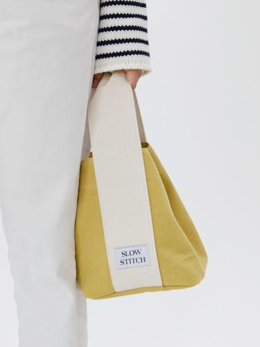 Slowstitch Tote Bag M (Yellow) - slowstitch - Modalova