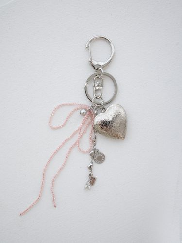 PInk ribbon and heart keyring - MERRYMOTIVE - Modalova