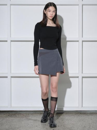 COLORWAY MINI SKIRT [MIDNIGHT GREY] - salad bowls - Modalova