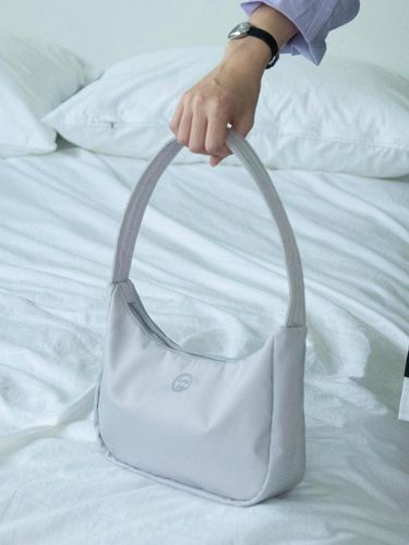 Nylon mini hobo bag_cool grey - iroco - Modalova