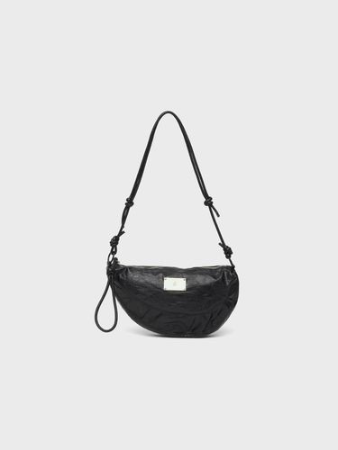 LEATHER CROSS POUCH BAG[BLACK] - salad bowls - Modalova