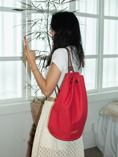 Logo bucket bag_red - iroco - Modalova