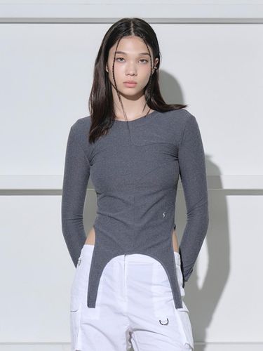 GARTER LONG SLEEVE [CHARCOAL] - salad bowls - Modalova