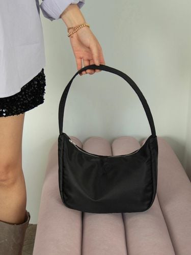 Nylon mini hobo bag_black - iroco - Modalova