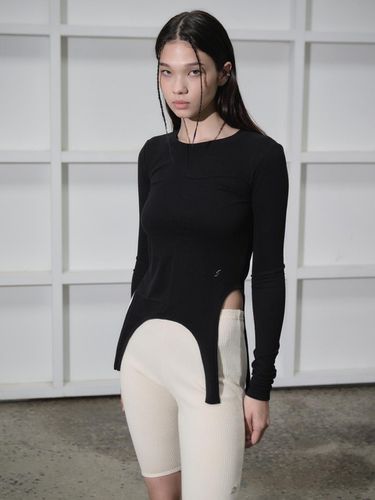 GARTER LONG SLEEVE [BLACK] - salad bowls - Modalova