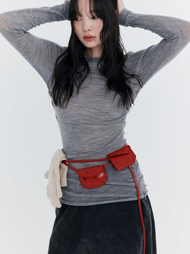 Pocket Tie Belt Bag_Red - WNDERKAMMER - Modalova