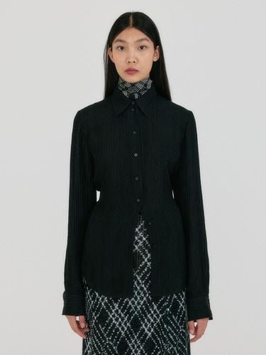 ZEMMA Belted Shirt - Black - EENK - Modalova