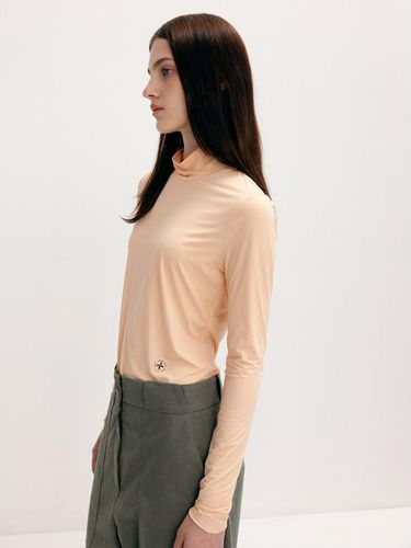 Nylon Span High-neck Symbol Point Top - kotelo - Modalova