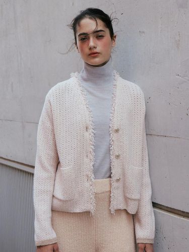 Blended Knit Jacket (WE395AT529) - kotelo - Modalova