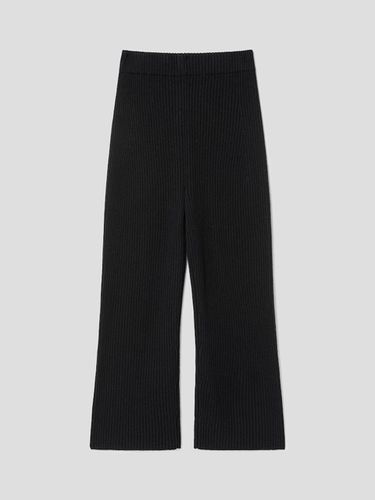 Spirit] Wool Ribbed Long Knit Pants - kotelo - Modalova