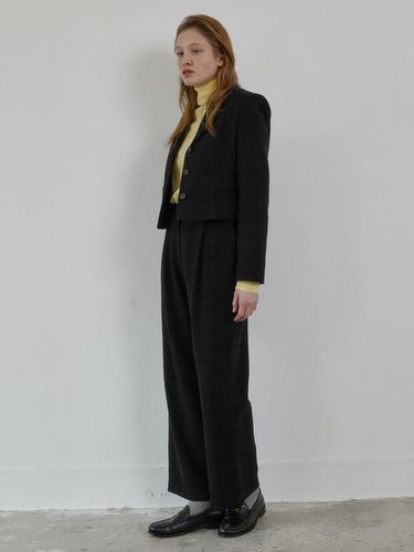 Long Tweed Pants black (WE3121T255) - kotelo - Modalova