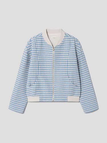 Houndstooth Tweed Bomber Jacket (WE3911T59 - kotelo - Modalova