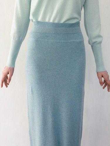 Premium] Cashmere Long Knit Skirt (WE395U - kotelo - Modalova