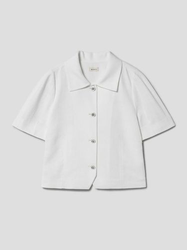 Cotton Linen Half Sleeve Jacket - kotelo - Modalova