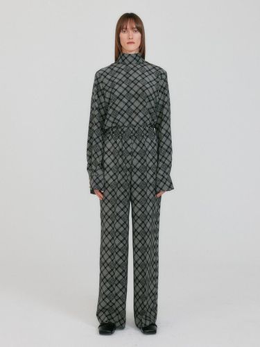 ZENEZ Patterned Wide Pants - Black - EENK - Modalova