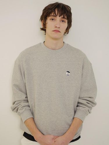 New Parisien Wappen Sweat Shirt Gray - beyondcloset - Modalova