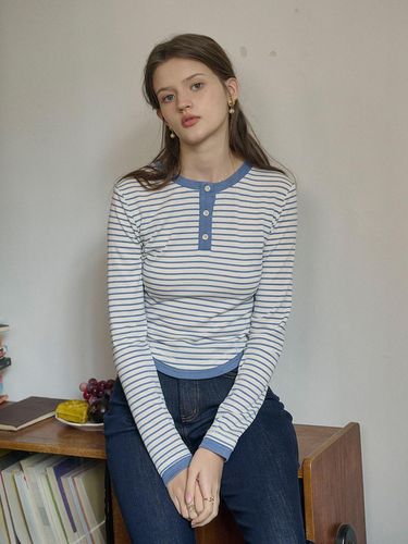 SR_Striped button slim top - Simple Retro - Modalova