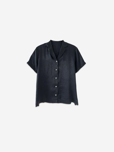 WIND SILKY BLOUSE - BLACK - LA KOSMO - Modalova