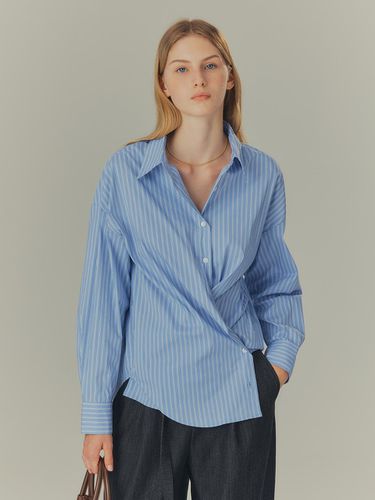 An oversized striped two-way shirt - MIND BRIDGE women - Modalova