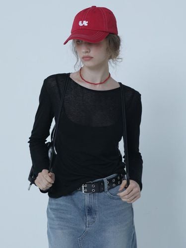 SEE THROUGH RAYERD T-SHIRTS BLACK - MORELIKEIT - Modalova