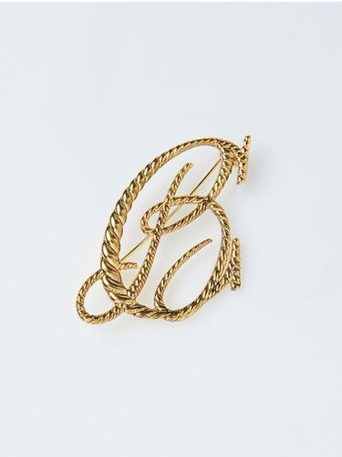 Classic Logo Vintage Metal Brooch - beyondcloset - Modalova