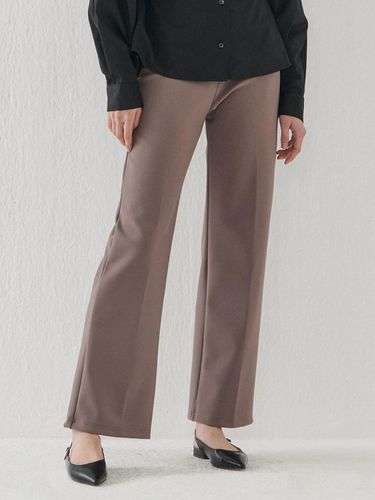 BOOTS CUT SLACKS BROWN - camino - Modalova