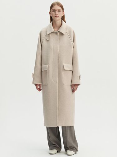 Wool balmacaan pocket long coat MDCT010OA - MONGDOL - Modalova