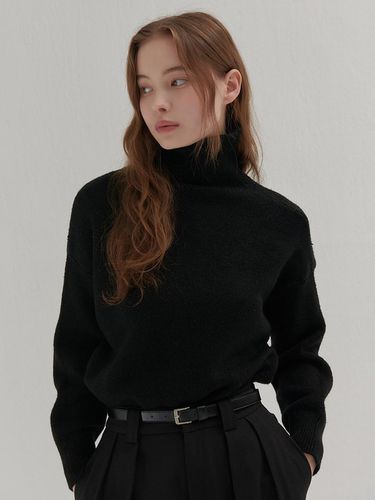 TURTLENECK KNIT BLACK - camino - Modalova