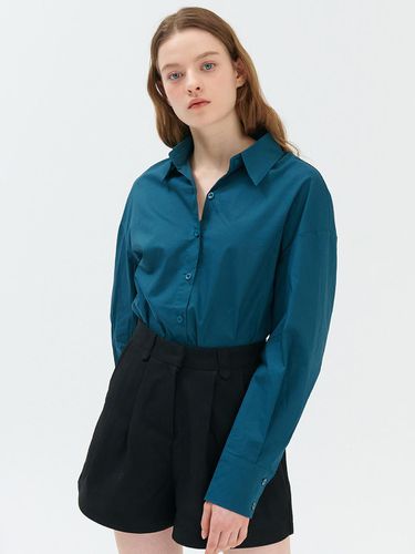 OVER SIZE SHIRT GREEN - camino - Modalova